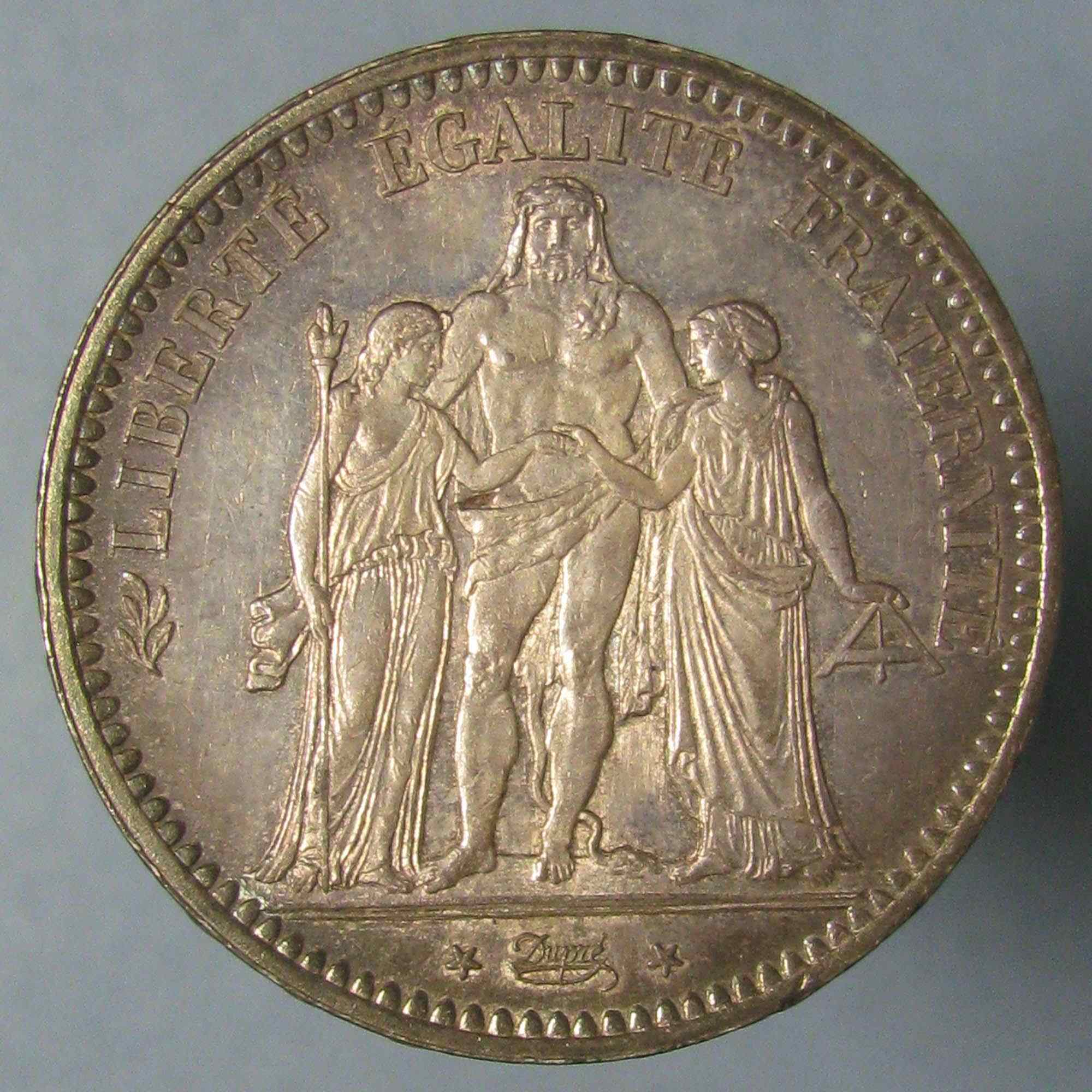 Nicely-Toned-1849-A-French-5-Francs
